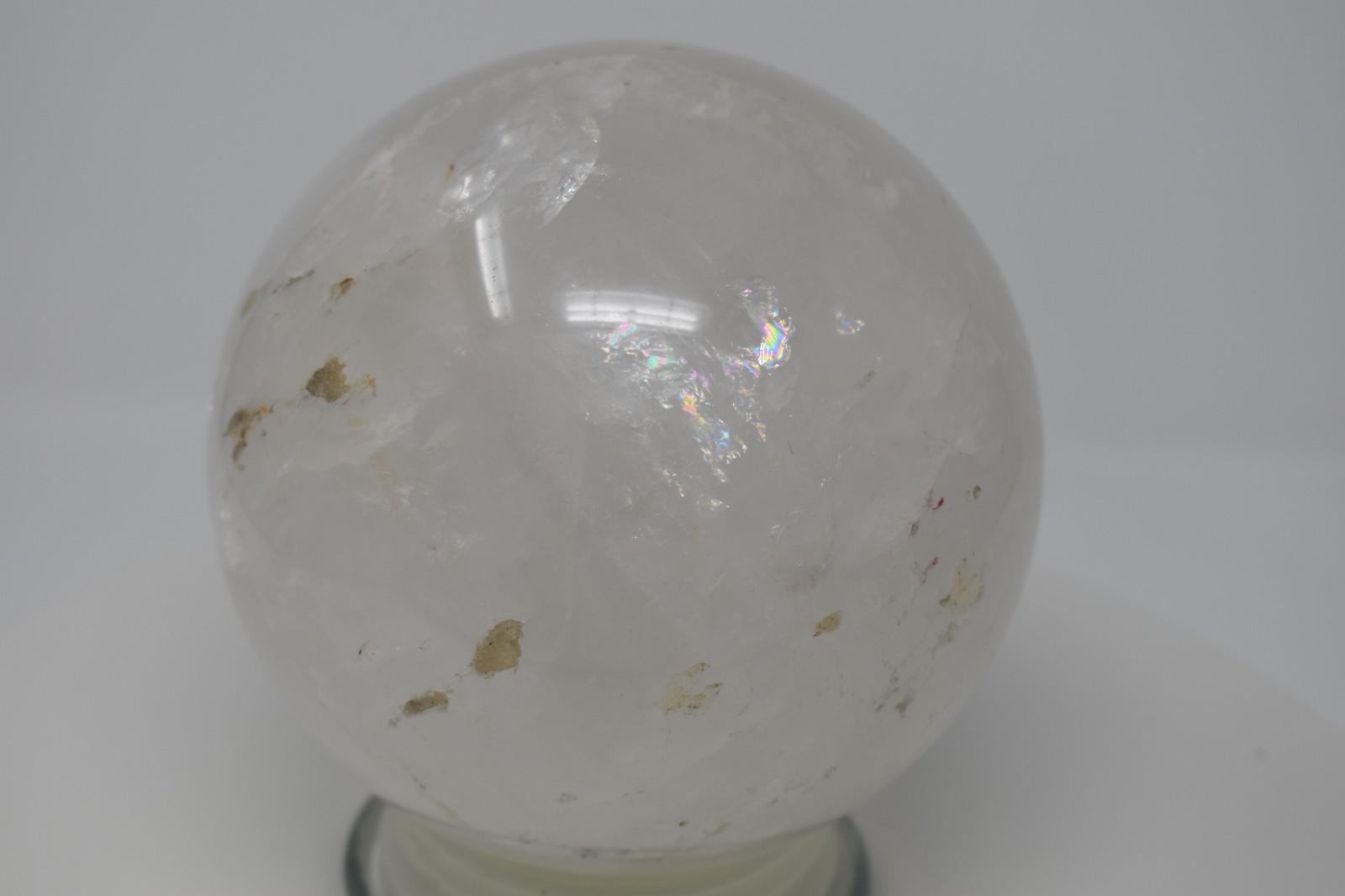 Large Quartz Crystal Sphere 3289 grams (7 lb 4 oz) 133 mm