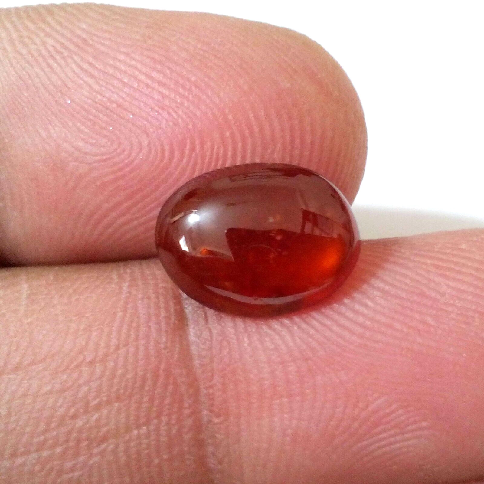 Excellent Unique Hessonite Garnet Oval Shape 4.25 Crt Loose Gemstone For Jewelry