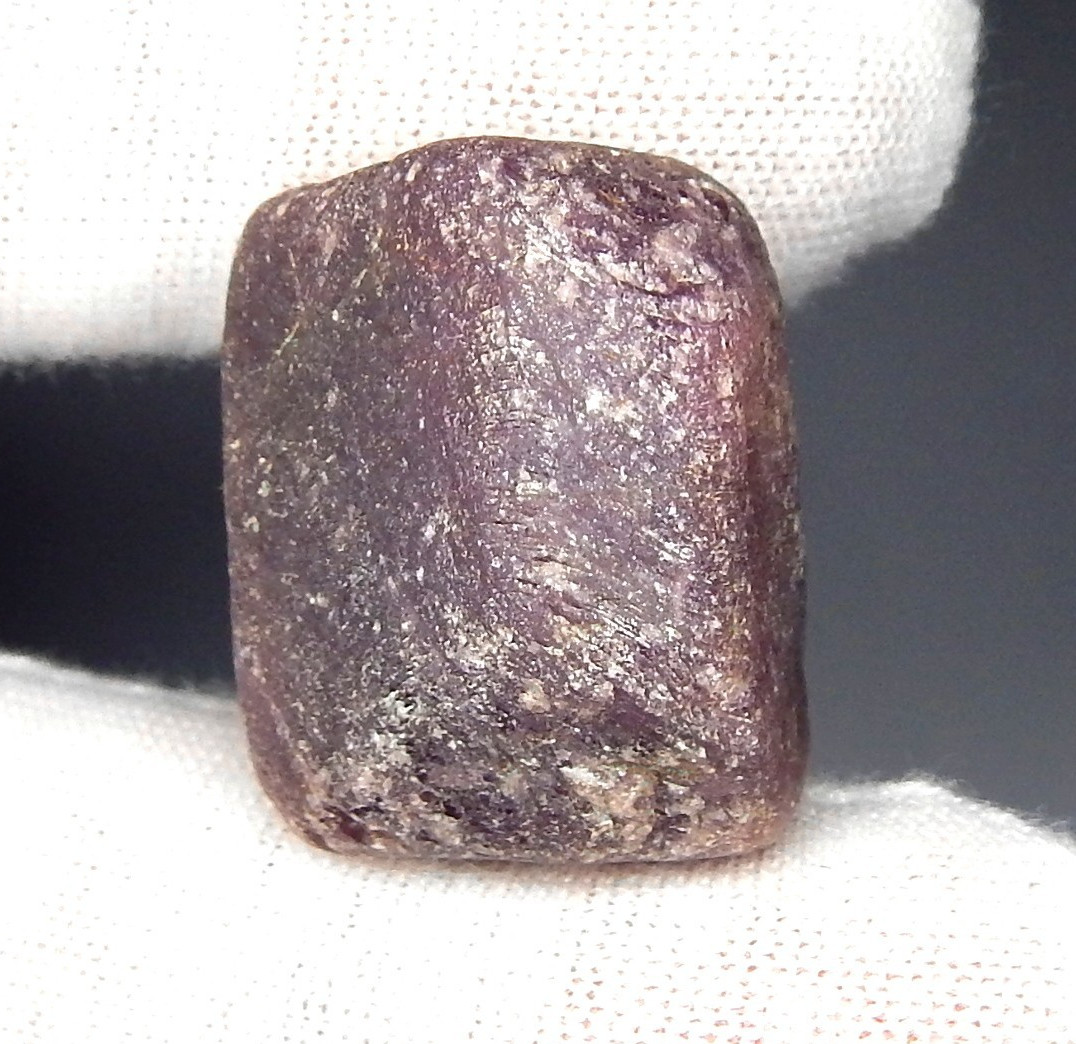 74.7ct Natural Mined Red Ruby Unheated Terminated Rough Column Collector Grade
