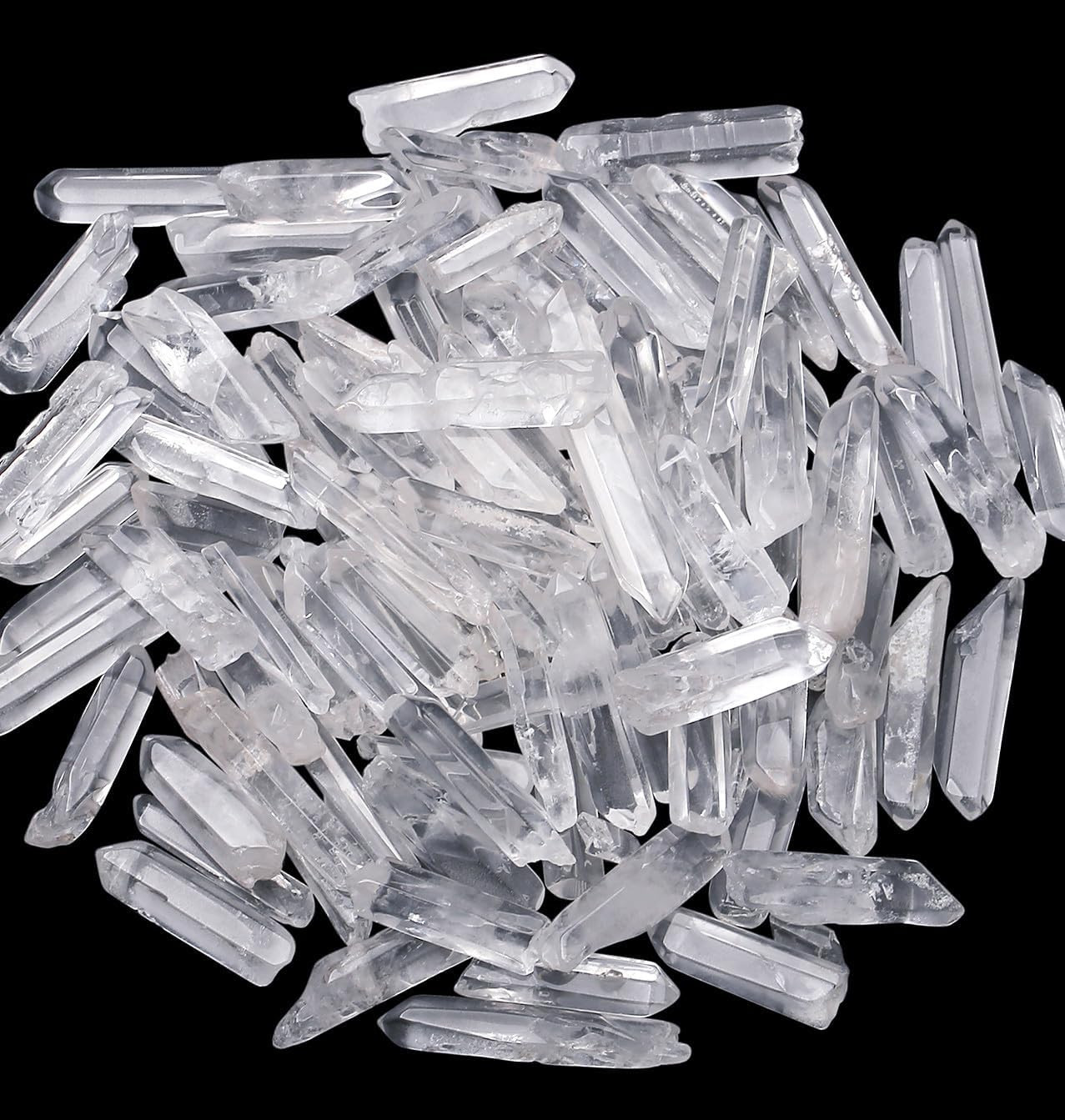 DUQGUHO Clear Quartz Crystals Points Bulk Healing Crystal Stones Irregular Shape