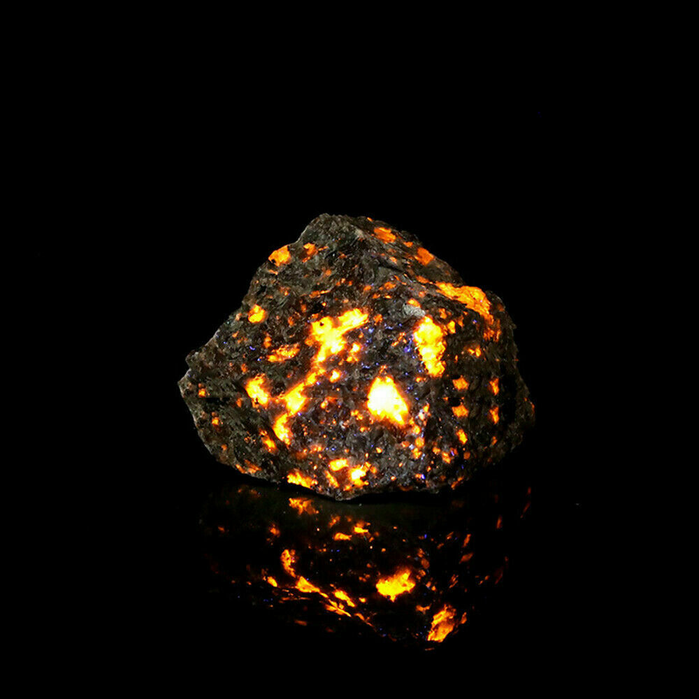 100g Natural Raw Rough Yooperlite Flame Fire Stone Mineral Crystal Specimens