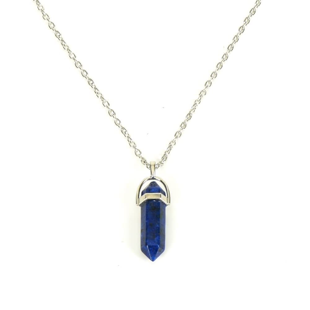 Healing Crystal Pendant Necklace for Women Men Natural Gemstone Reiki Chakra …