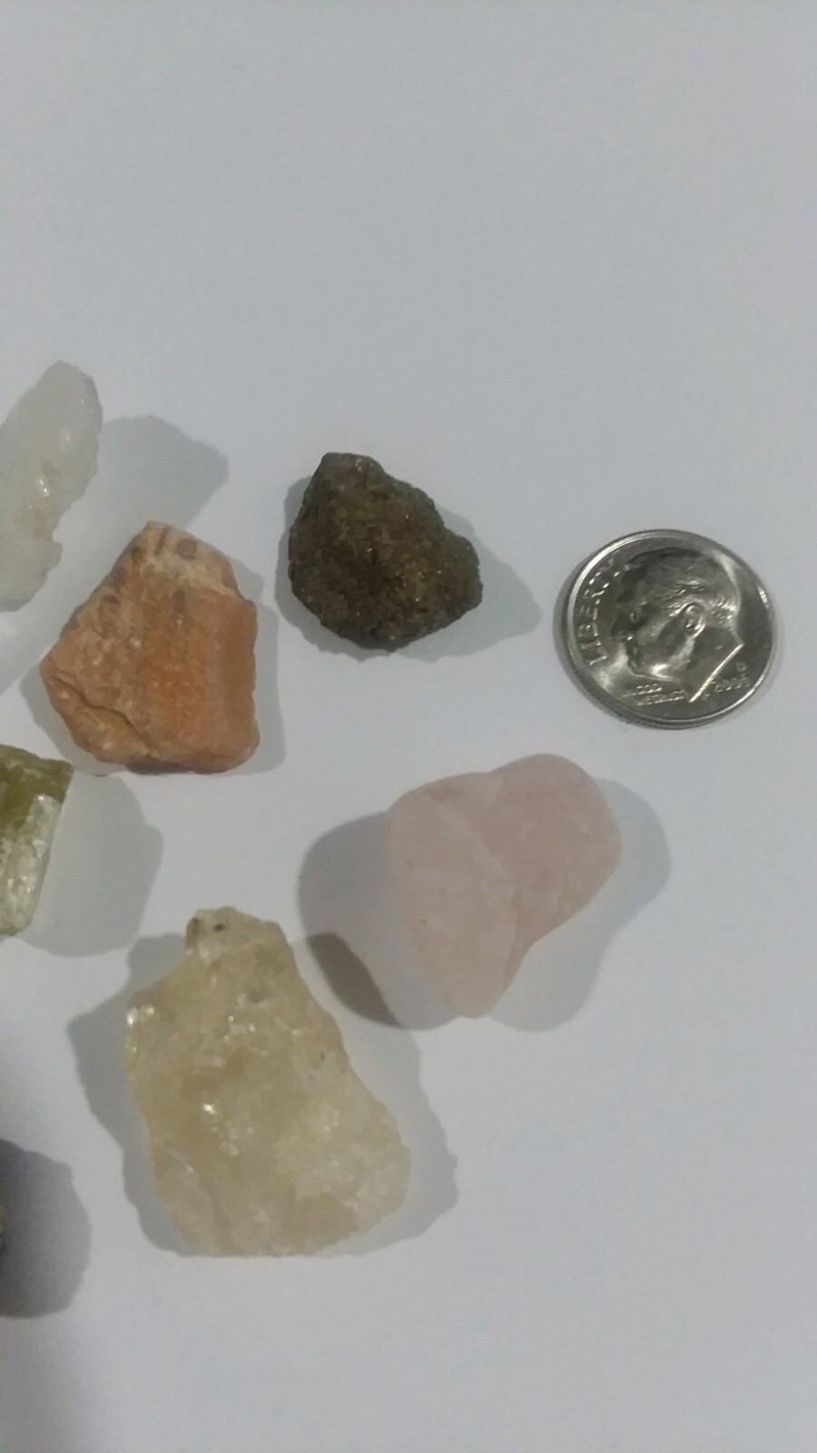Lot Of 10 Rocks Natural Crystals Stones Minerals Rock Collection Unknown