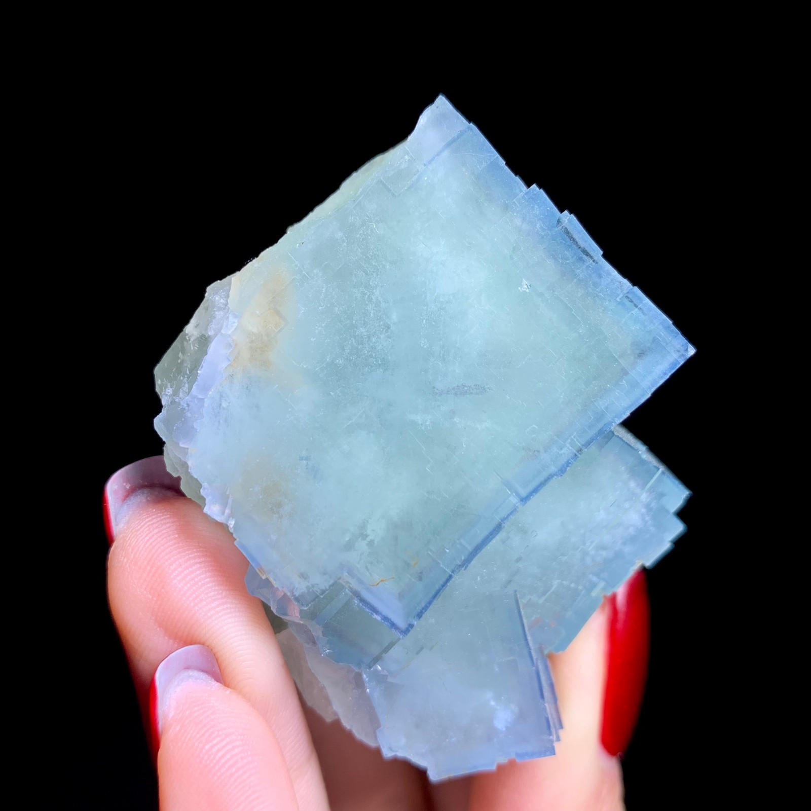 100G Rare Natural Beautiful Beijiing Fluorite Cube Mineral Specimen/Gift