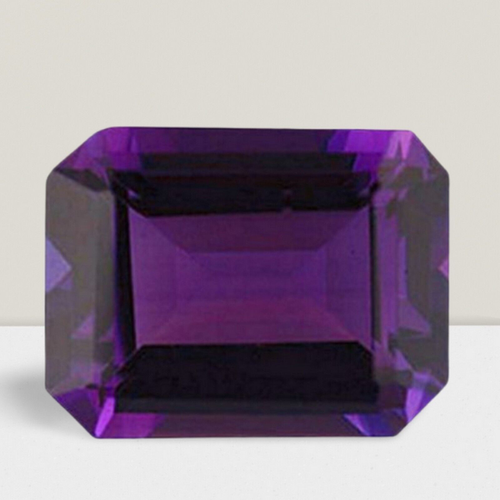 Amethyst Octagon Cut Gemstone 2 Cts – 10×8 mm AAA+ Loose Gem