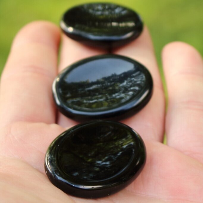 Natural Crystal Worry Stone: Choose Gemstone (Crystal Healing Pocket Stone)