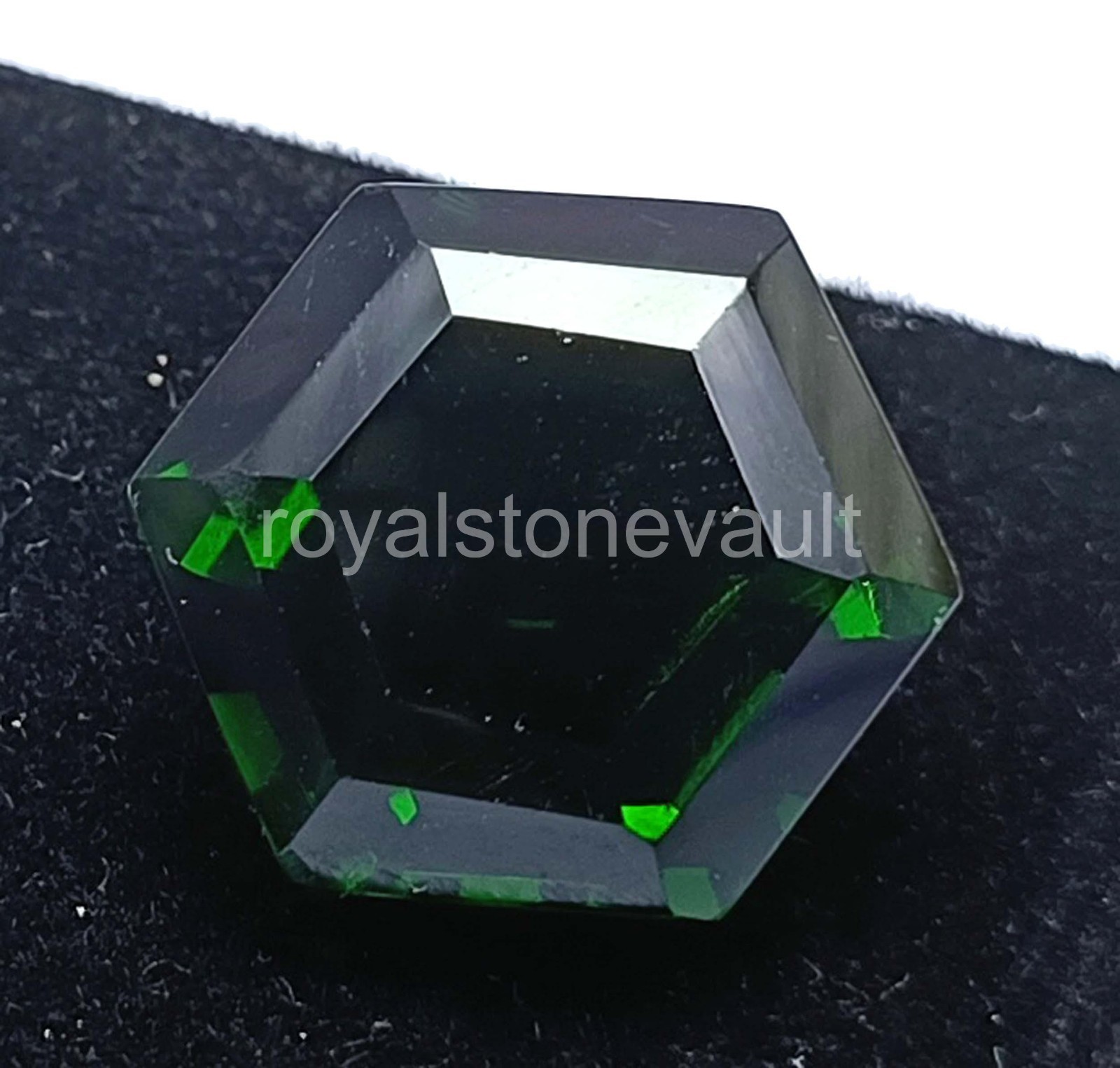 16.50 Ct Natural Green Emerald Hexagon Cut Loose Gemstone IGL Certified – 5AOS