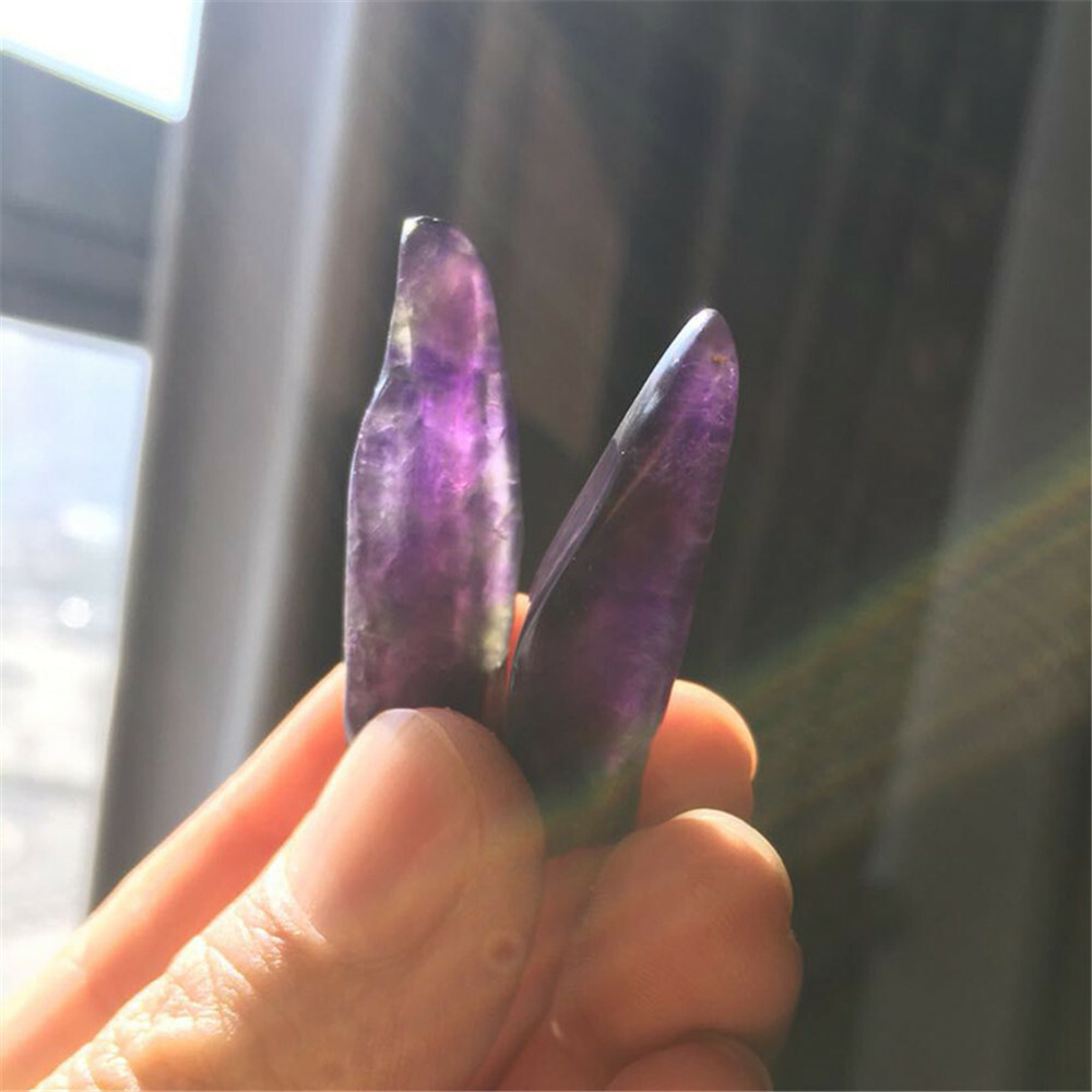 50/100g Natural Purple Amethyst Point Quartz Crystal Rock Stone Mineral Specimen