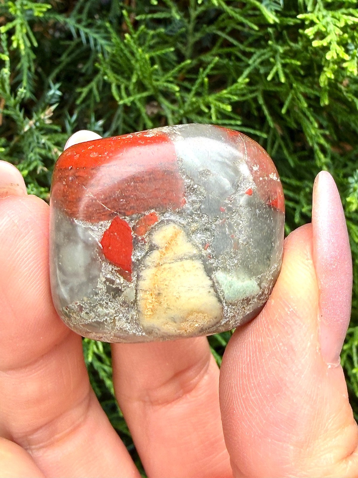 Wholesale Lot 2 Lbs Natural Bloodstone Tumble Stone Healing