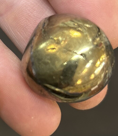 1 Piece Tumbled Chalcopyrite Average Size 30 Grams