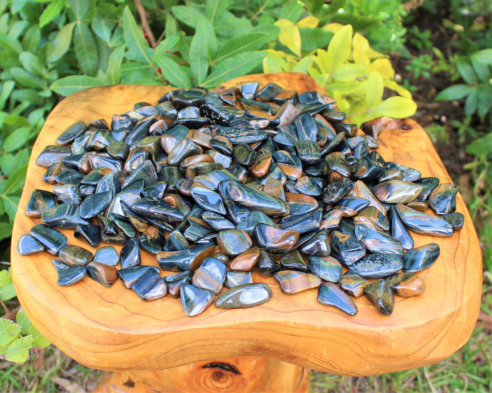 1/4 lb Bulk Lot Blue Tiger Eye Tumbled Stone Crystal Healing Reiki 4 oz