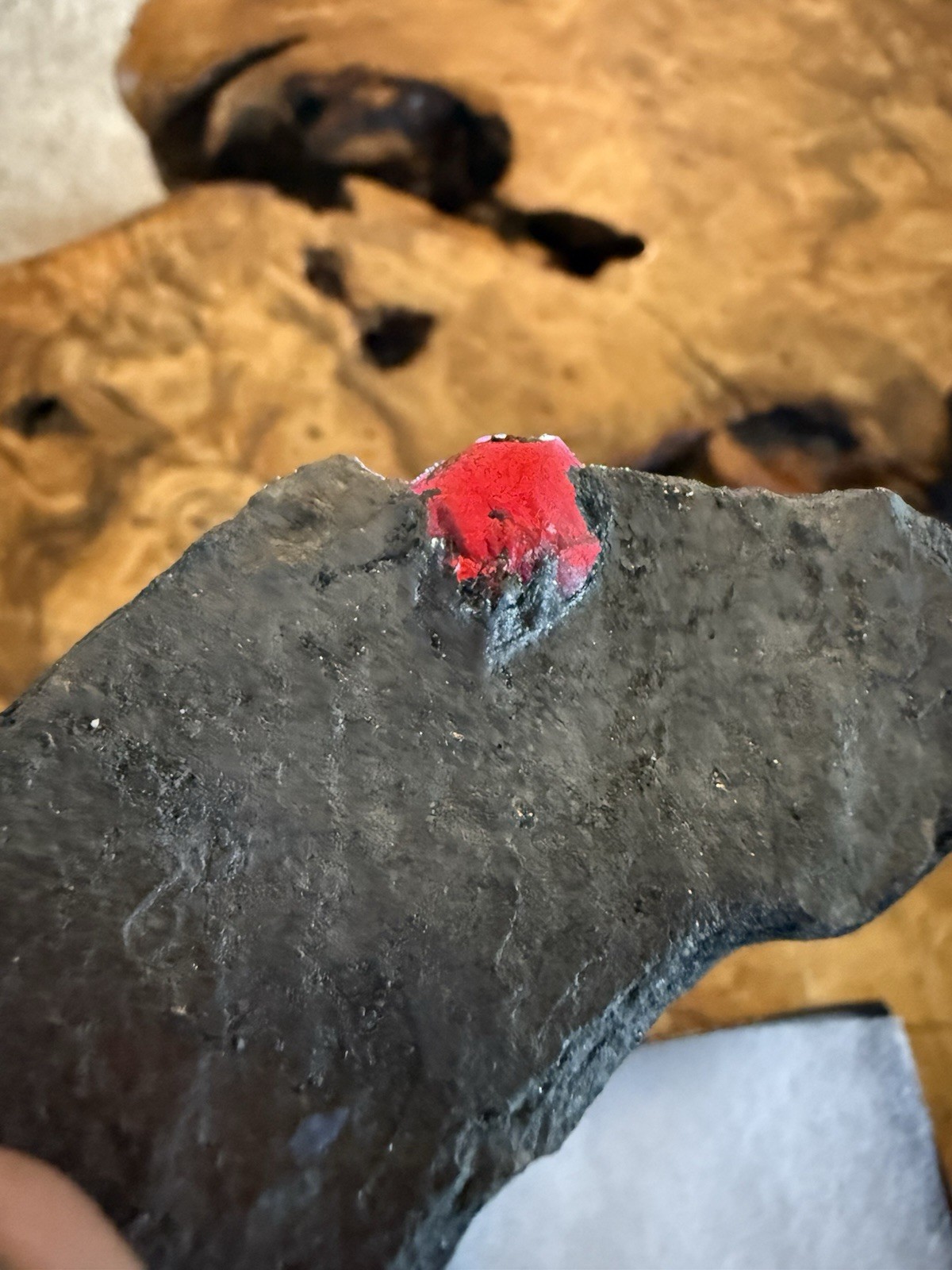 “Burning Embers” Almandine Garnet From Red Embers Mine Erving Mass, USA 34g