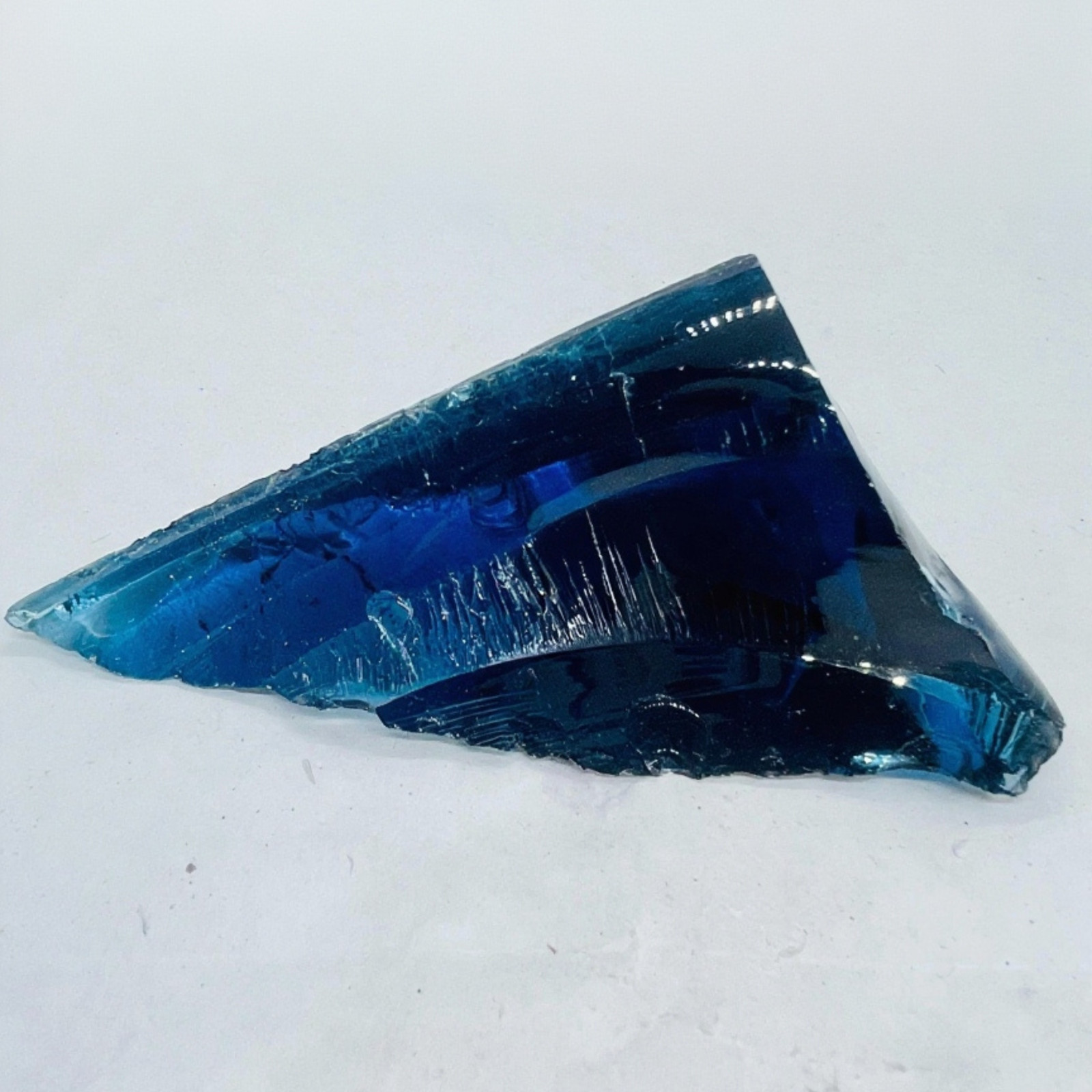 550-650CT Raw Blue Obsidian Crystal | Natural Rough Gemstone for Energy