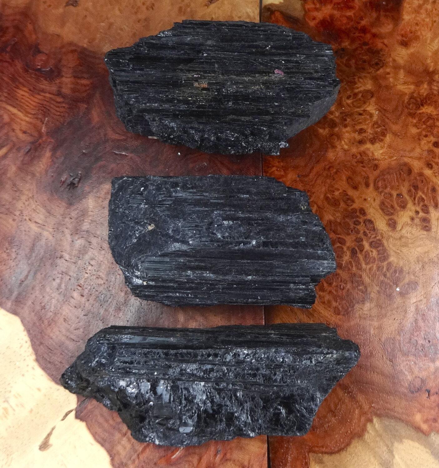 Large Black Tourmaline Crystals (1-3 Inches)(By The Piece Or Pound) Rough Raw
