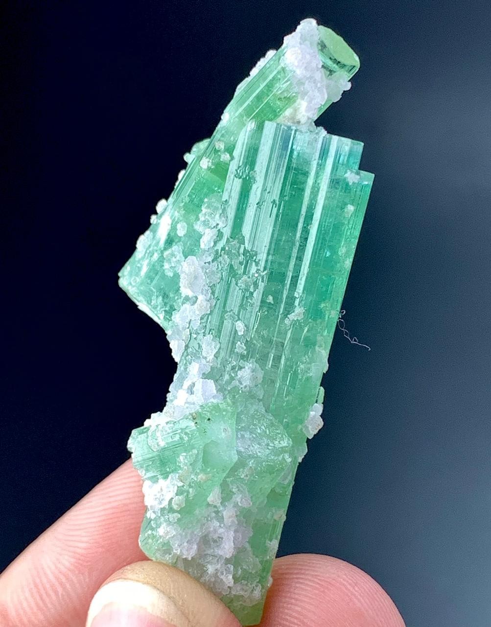 74 Carat Bi Color Tourmaline Crystal Specimen From Afghanistan
