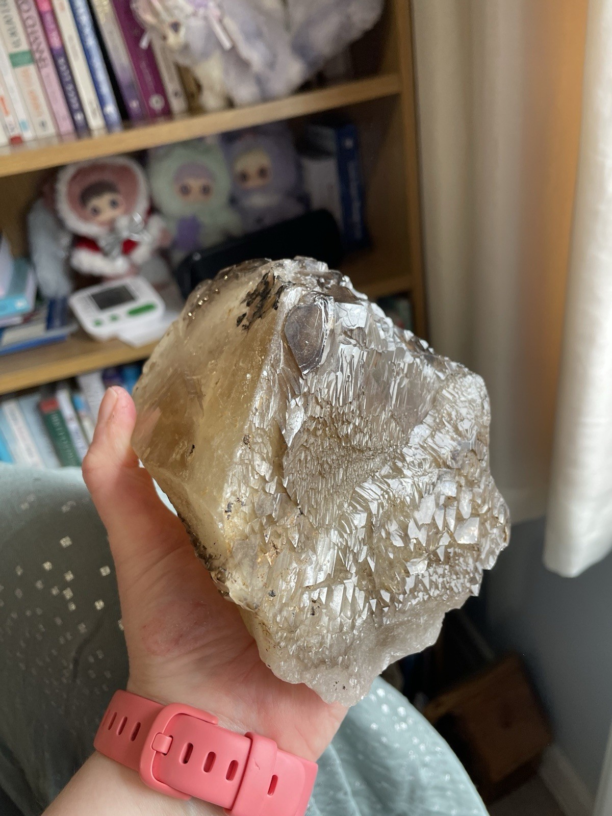 Large Elestial Smoky Citrine Statement Piece 1.85kg Stunning Crystal Quartz