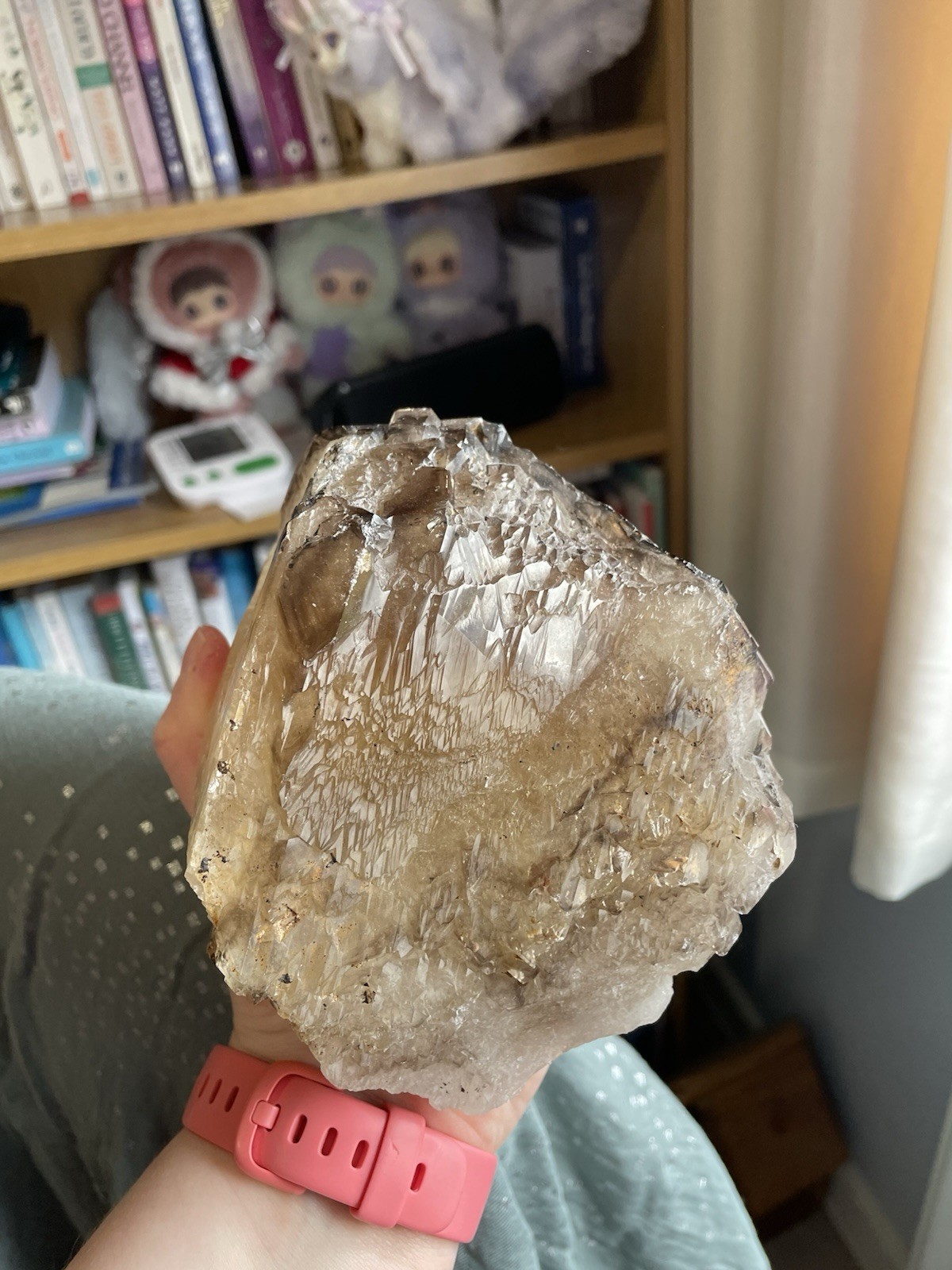 Large Elestial Smoky Citrine Statement Piece 1.85kg Stunning Crystal Quartz