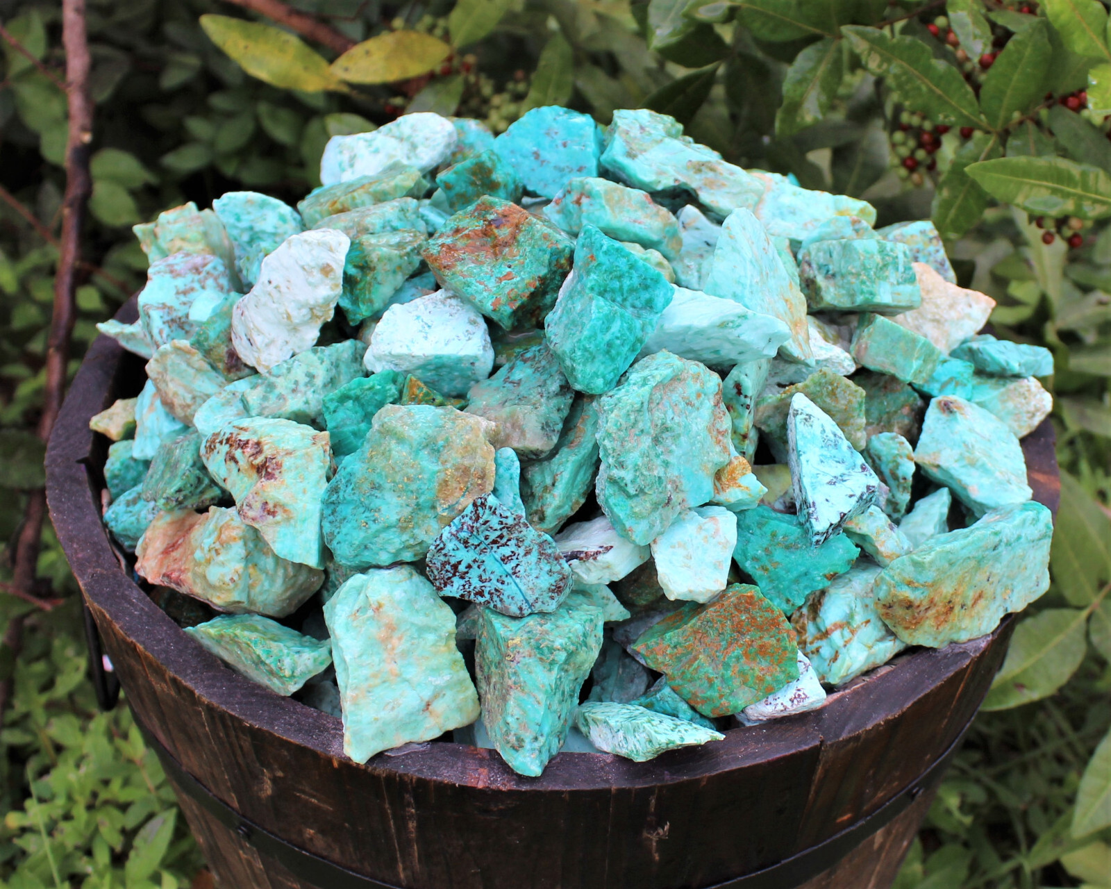 LARGE Turquoise Rough Natural Stones (2-4″): Choose Oz or lb Wholesale Bulk Lots