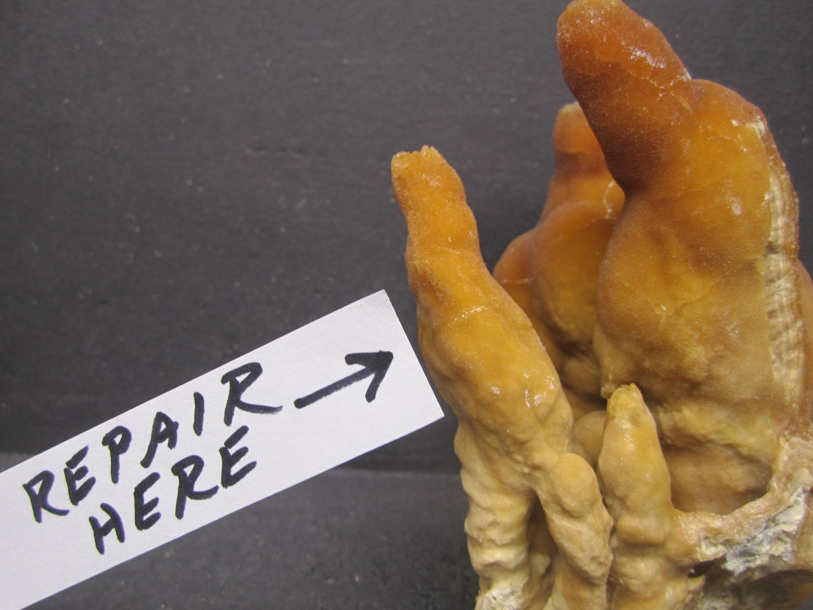 Aragonite Stalactite Formation, Pachacayo Mine, Peru #33