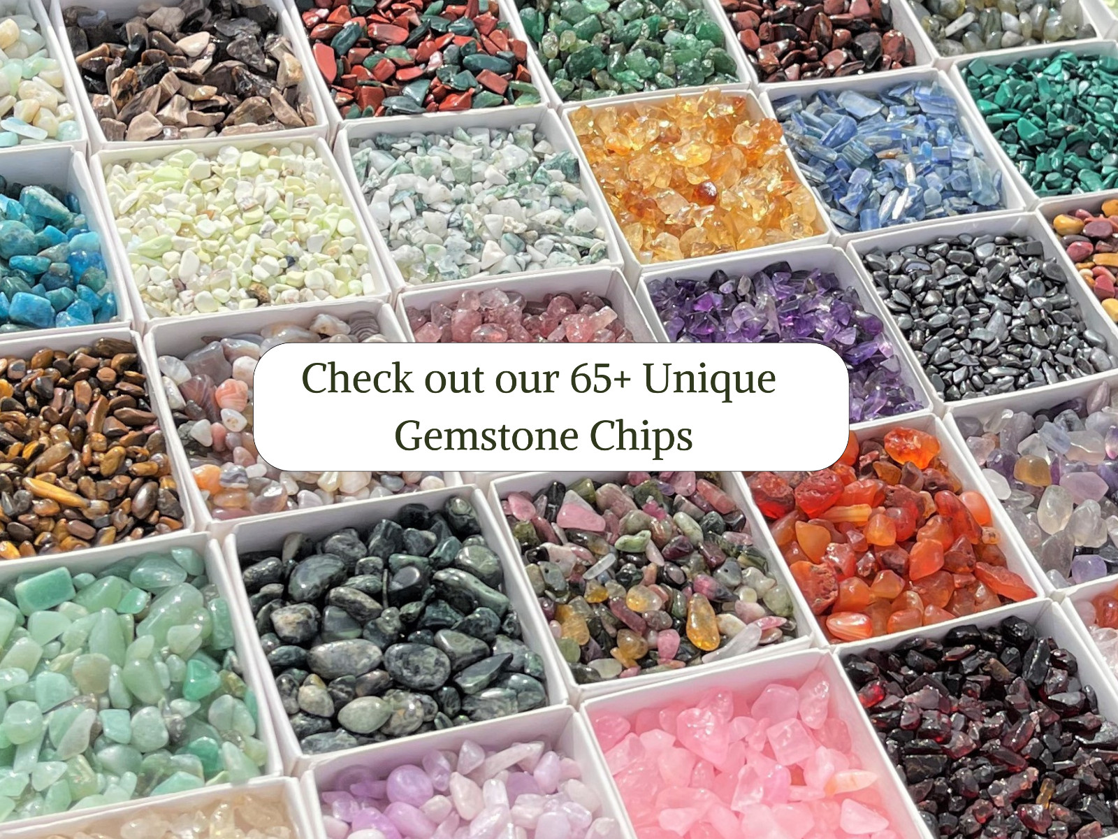 Genuine Gemstone Chips Bulk Lots – HUGE RANGE – Undrilled Semi Tumbled Stones