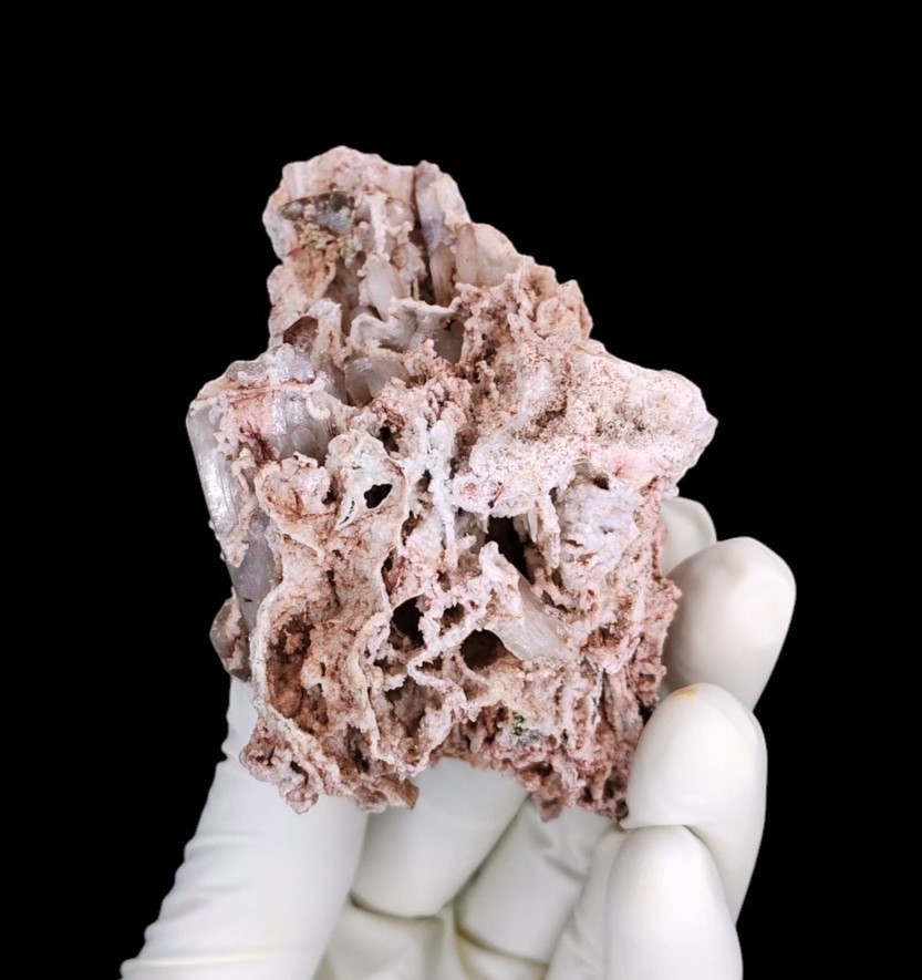 Natural Stilbite In Chalcedony Minerals #M187