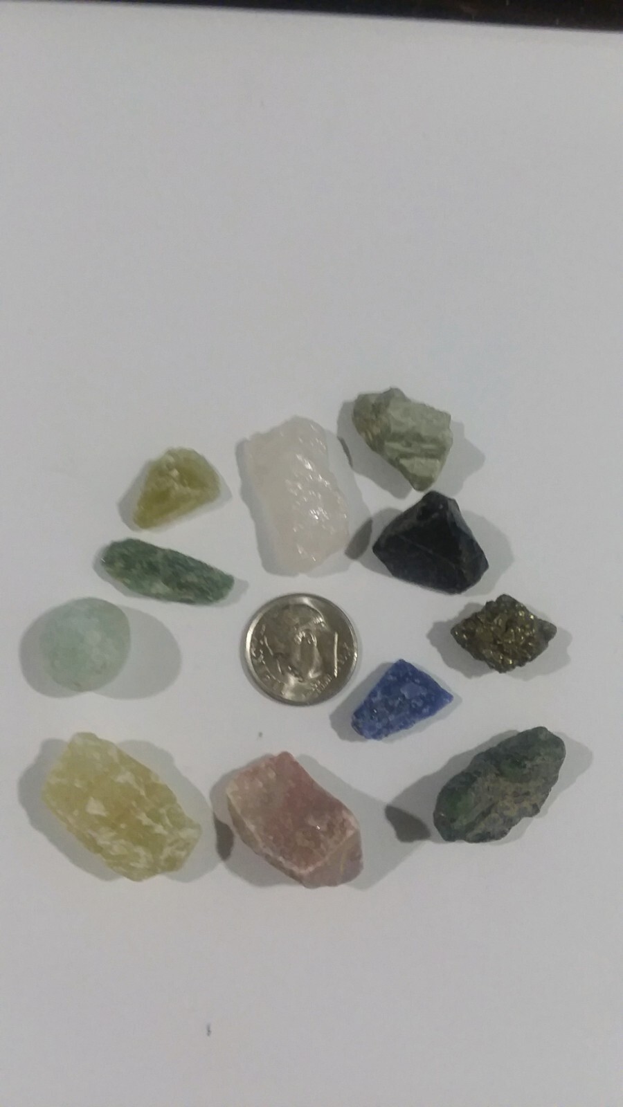 Lot Of 11 Rocks Natural Crystals Stones Minerals Rock Collection Unknown