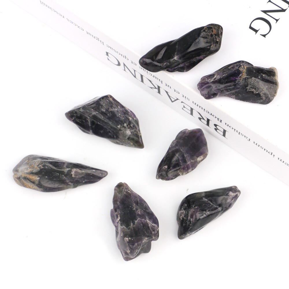 50/100g Natural Purple Amethyst Point Quartz Crystal Rock Stone Mineral Specimen