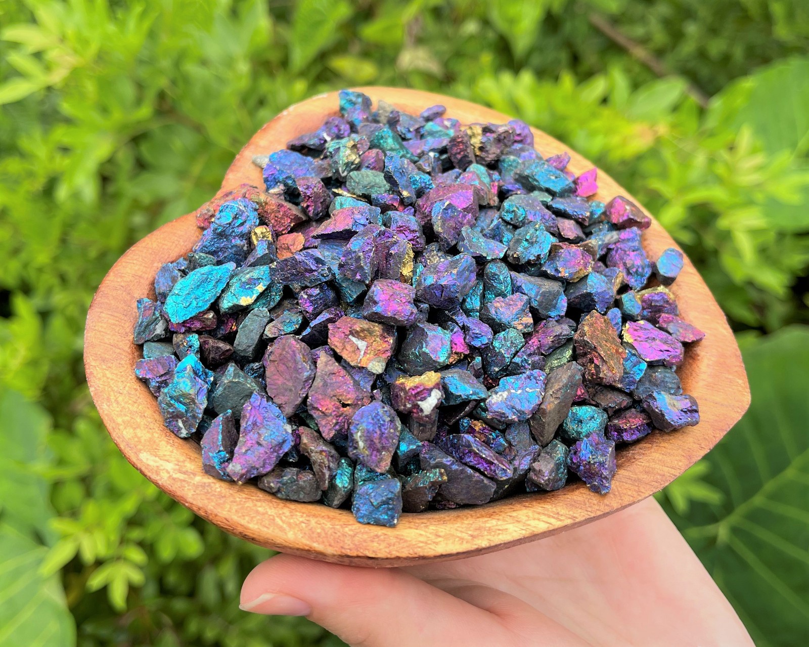 Natural Rough Chalcopyrite Crystal Chips Wholesale Bulk Lots (Raw Peacock Ore)