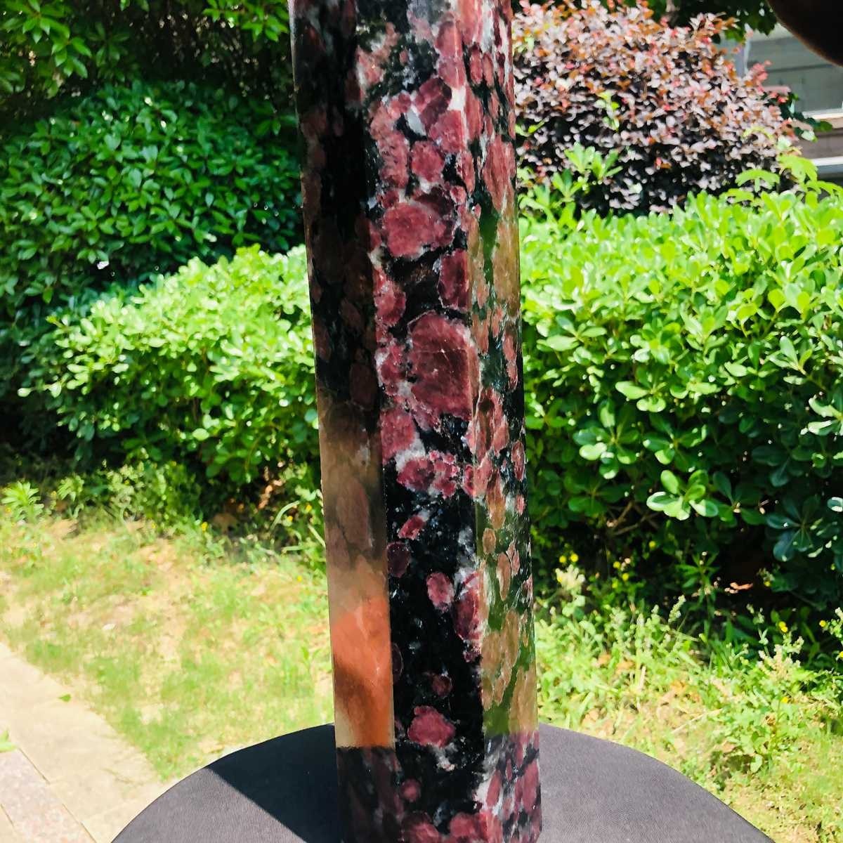 16.39LB Natural Fireworks and stone Polished Crystal Tower/point healing