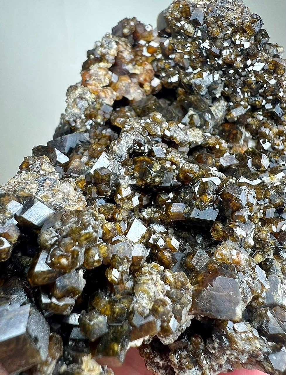331 G,Top Quality Natural Andradite Garnet Crystals Huge Specimen From Pakistan