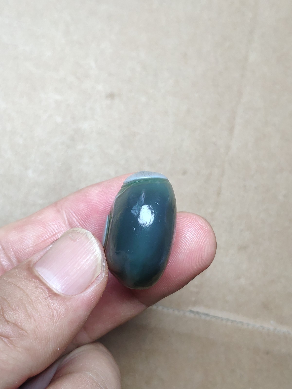 28mm Beautiful Natural Gobi Agate eye agate Polishing