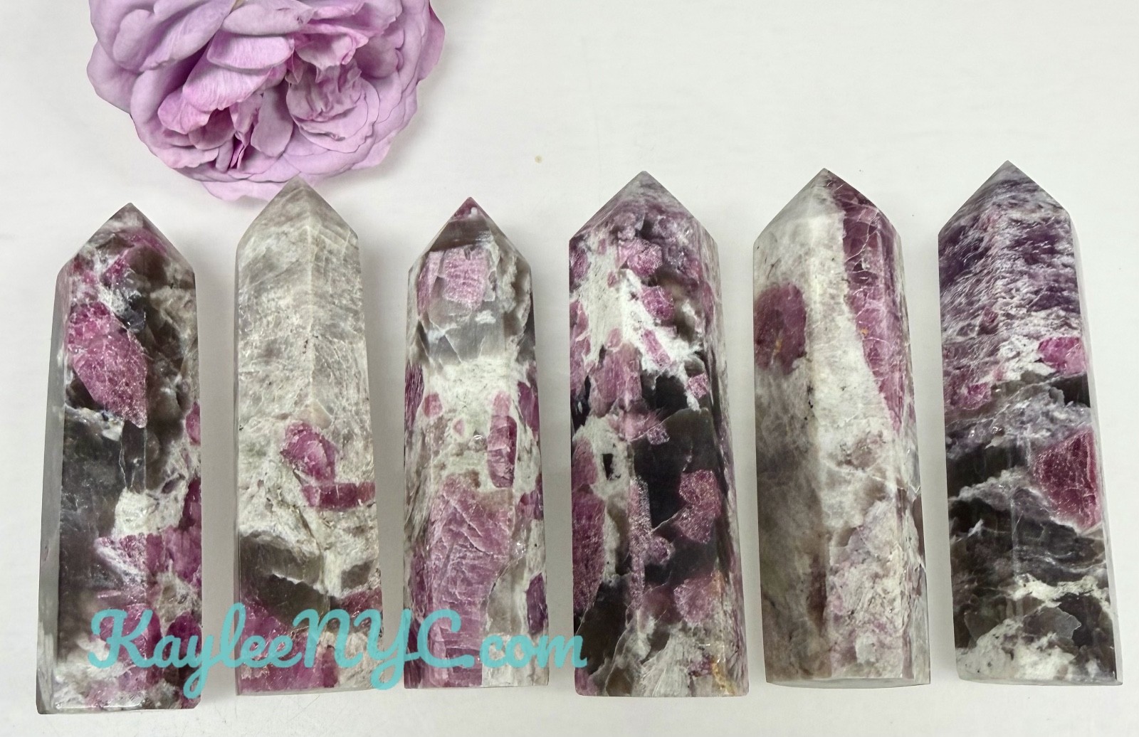 Wholesale Lot 1 Lb Natural Pink Tourmaline Unicorn Stone Obelisk Tower Crystal