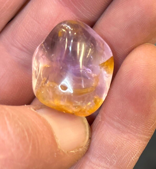 1 Piece Tumbled Ametrine Average Size 20 Grams