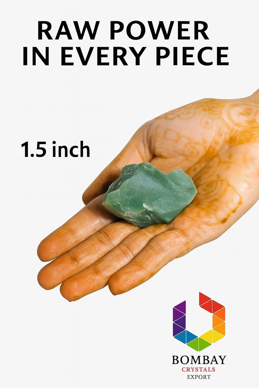 Natural Raw Green Jade Stone – 1 Pc (3–5 cm) for Crafts & Décor