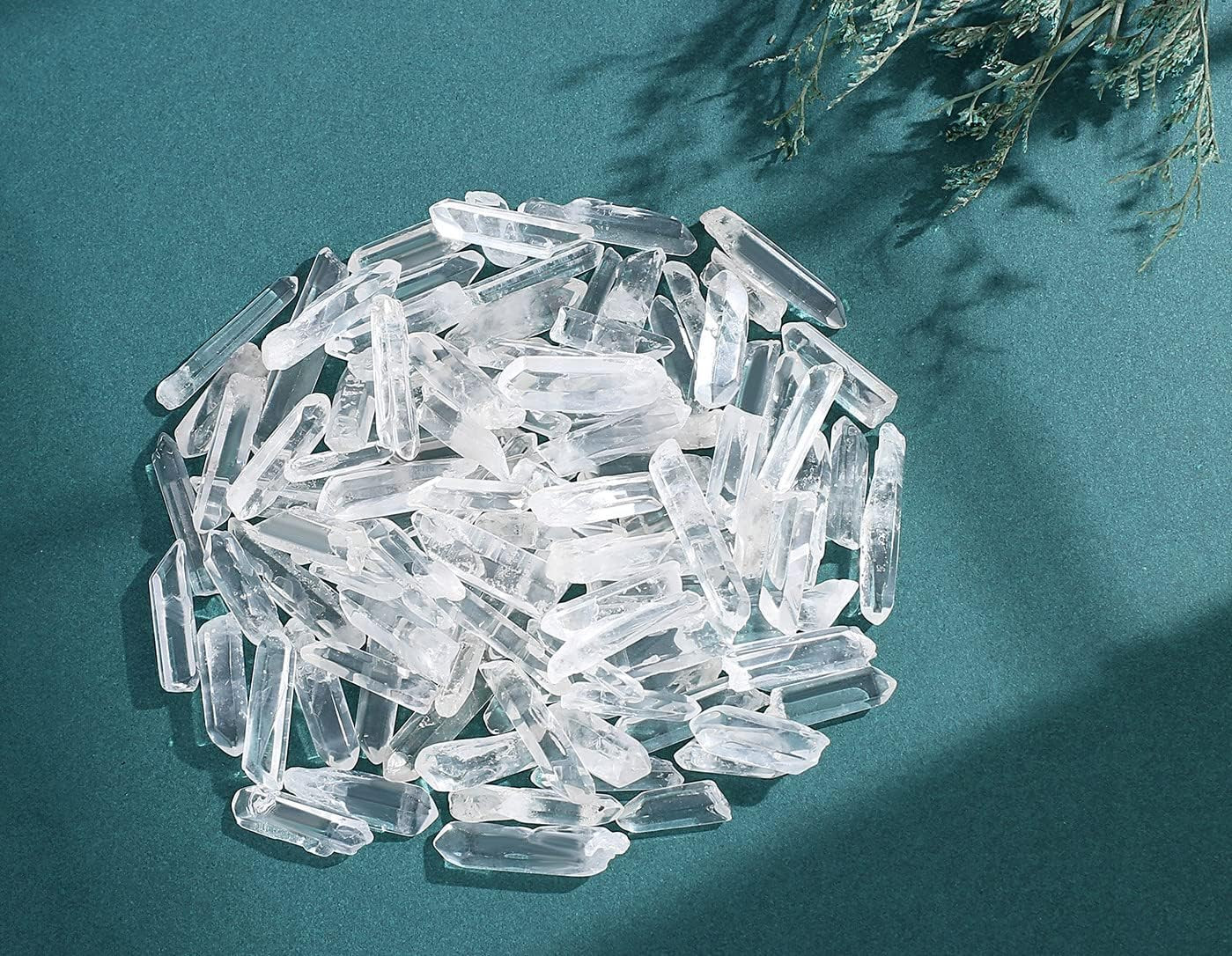 DUQGUHO Clear Quartz Crystals Points Bulk Healing Crystal Stones Irregular Shape