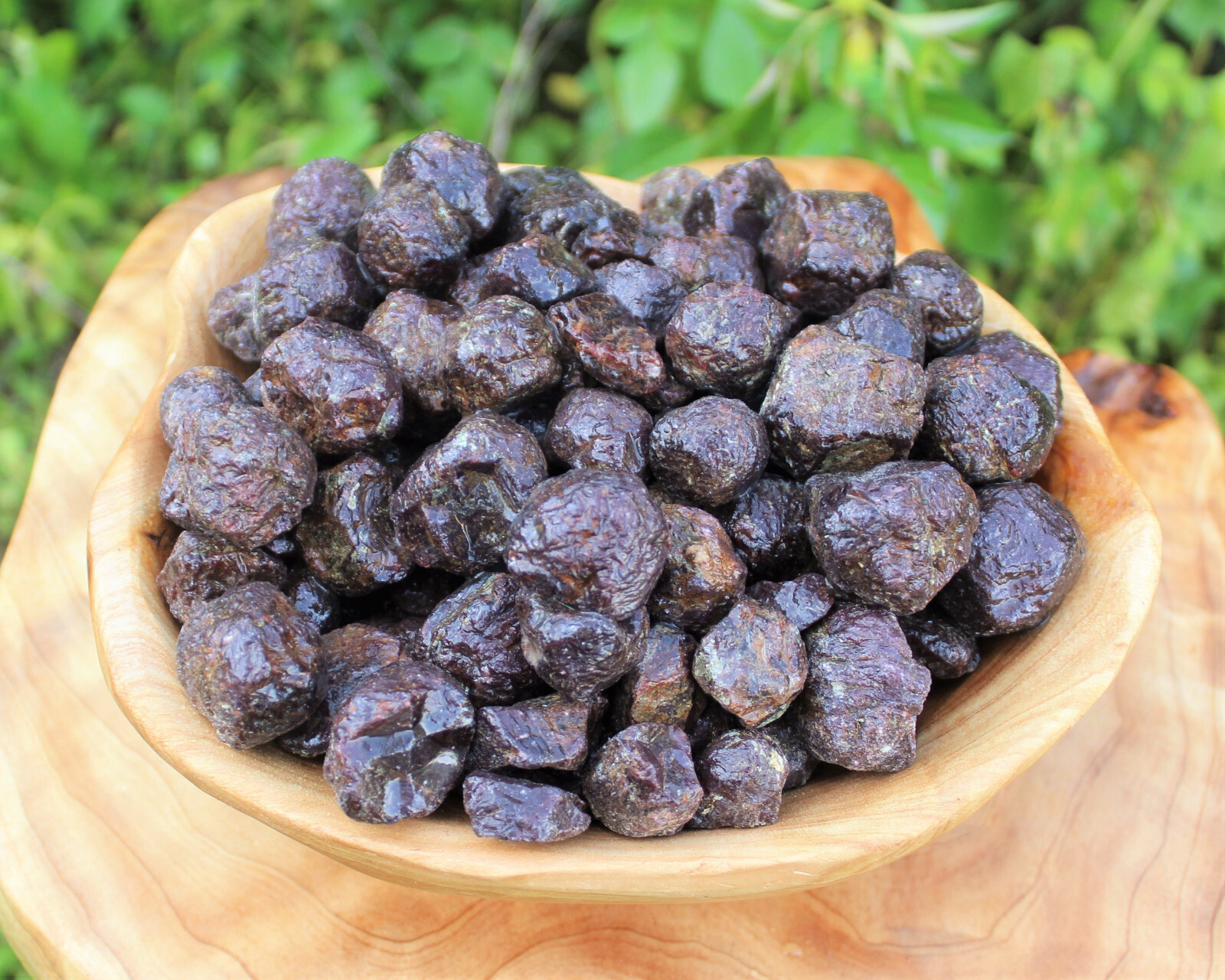 1/2 lb Bulk Lot Rough Natural Red Garnet In Box (Natural Garnet Crystals, 8 oz)