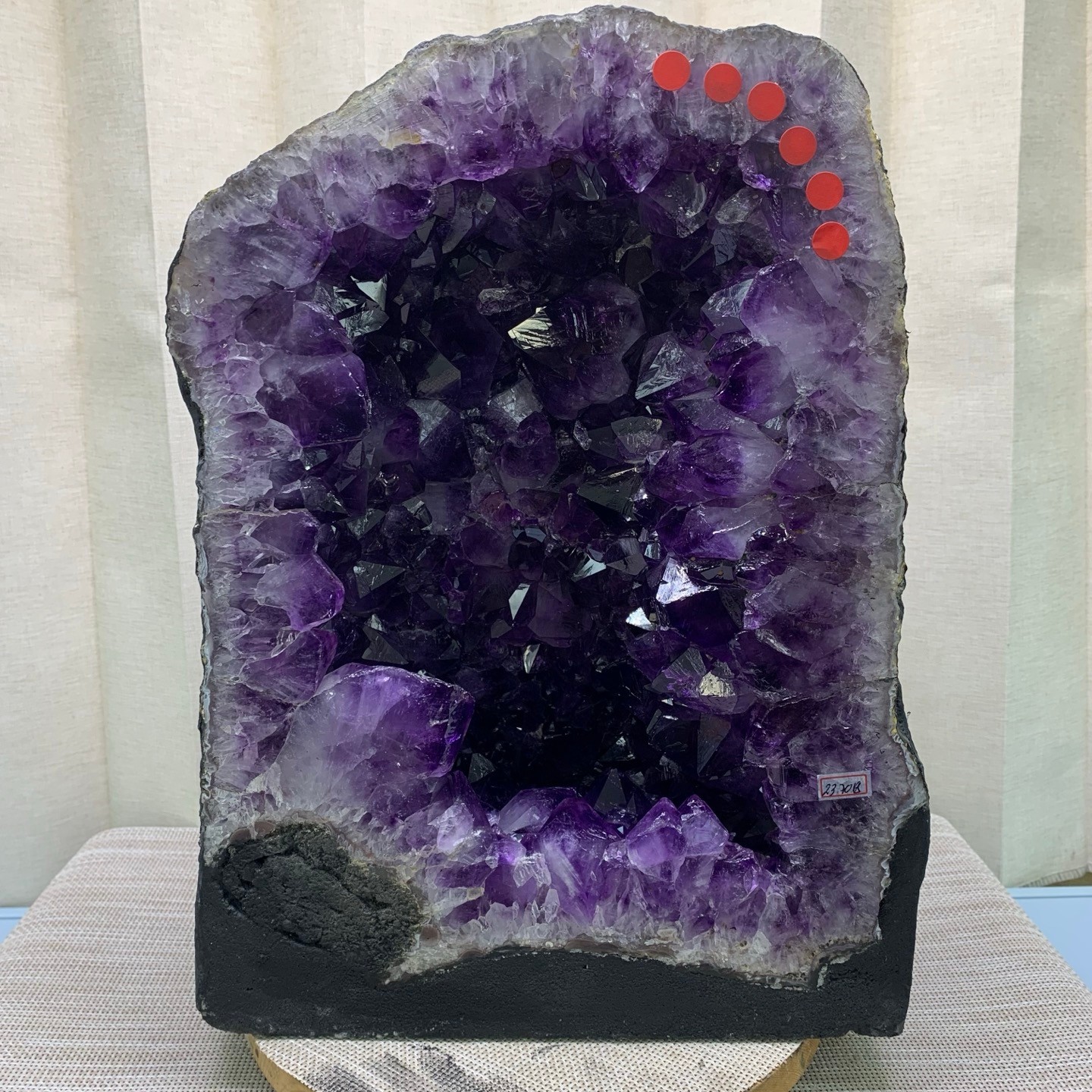 50LB Natural Amethyst Geode Quartz Crystal Cluster Cathedral Energy healing