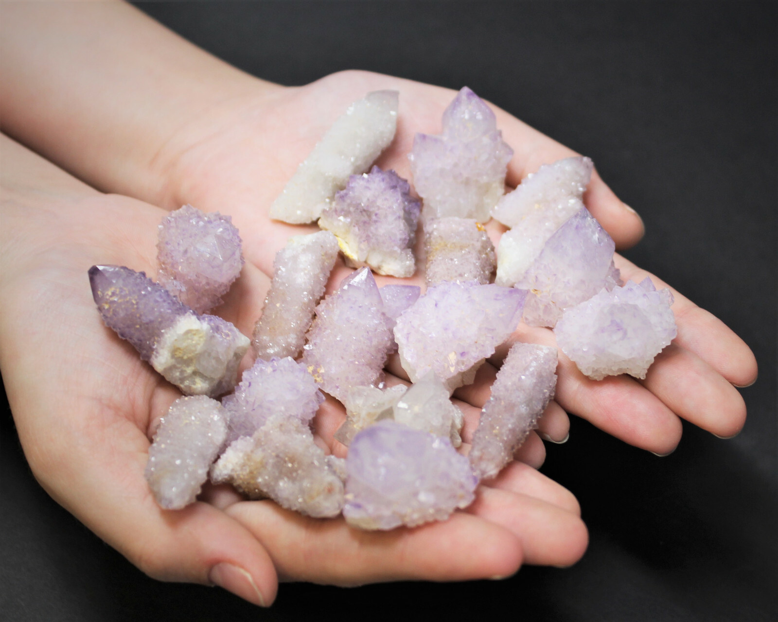 Spirit Quartz Cluster / Sprit Quartz Points: Bulk 4 oz Lot Spirit Quartz Crystal