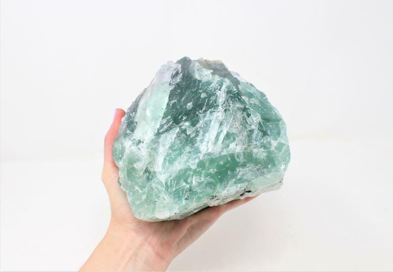 Fluorite XL Rough Raw Chunk from Mexico, High Grade A Quality – Healing Crystals