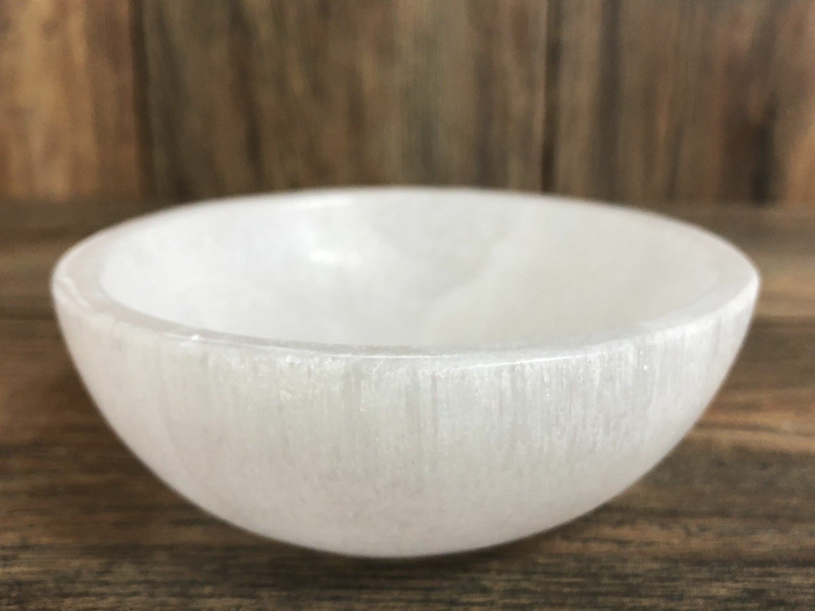 XL Selenite “Charging” Bowl White Crystal Stone Reiki CHARGED Healing Cleansing