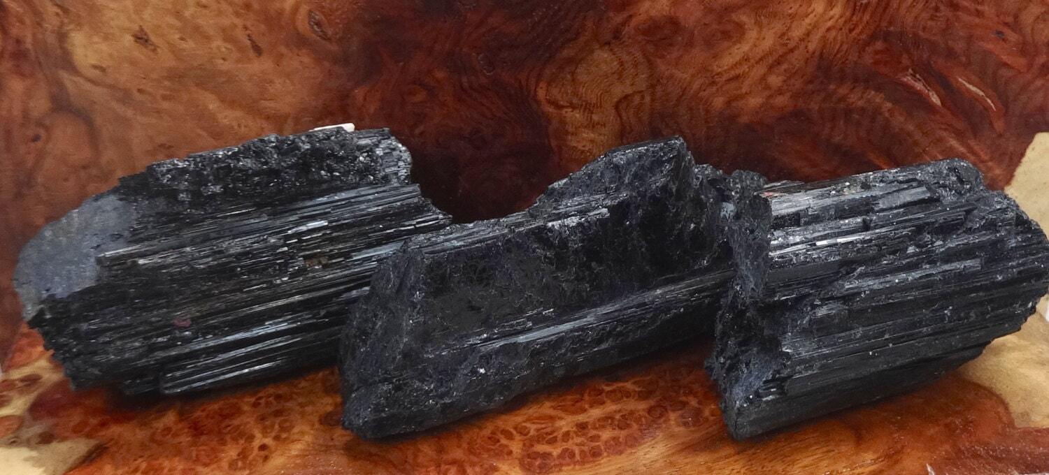 Large Black Tourmaline Crystals (1-3 Inches)(By The Piece Or Pound) Rough Raw