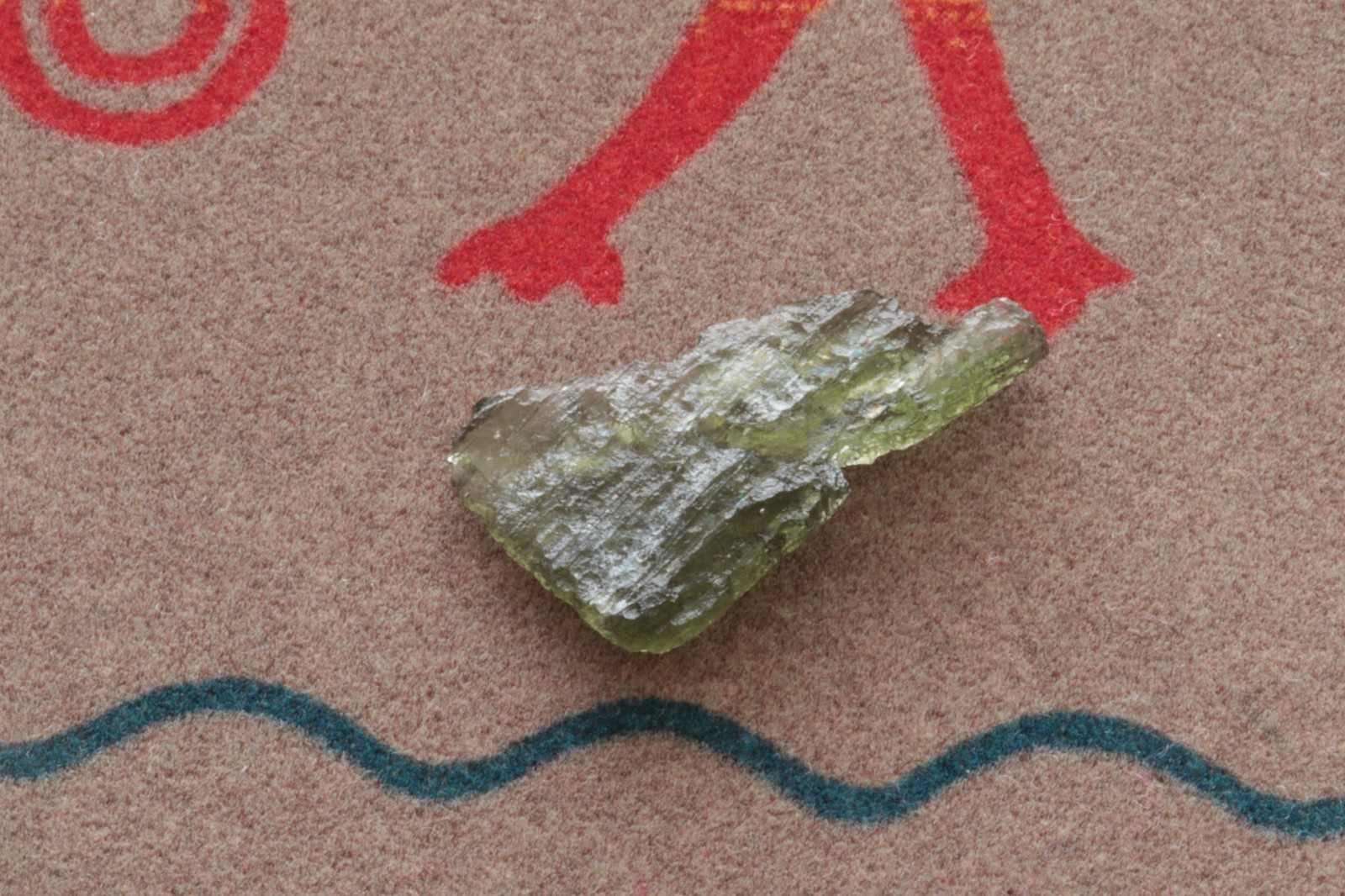 Moldavite Piece from Chlum, Czech Republic – 1g, 23.9mm