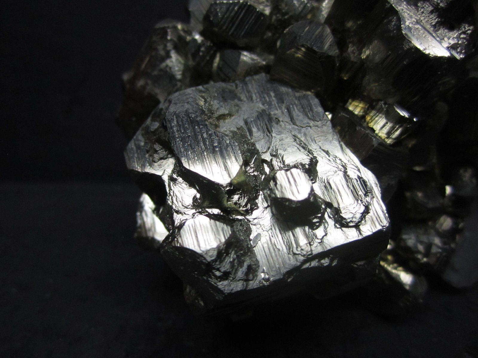 Pyrite Crystal Cluster, Huanzala Mine, Peru #6