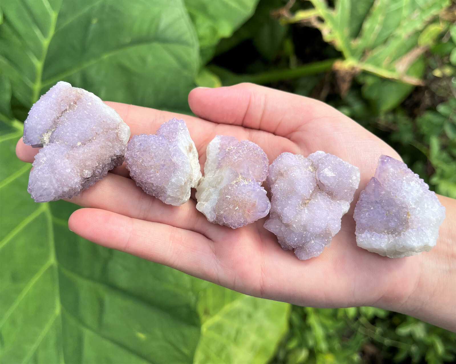 Spirit Quartz Cluster / Sprit Quartz Points: Bulk 4 oz Lot Spirit Quartz Crystal