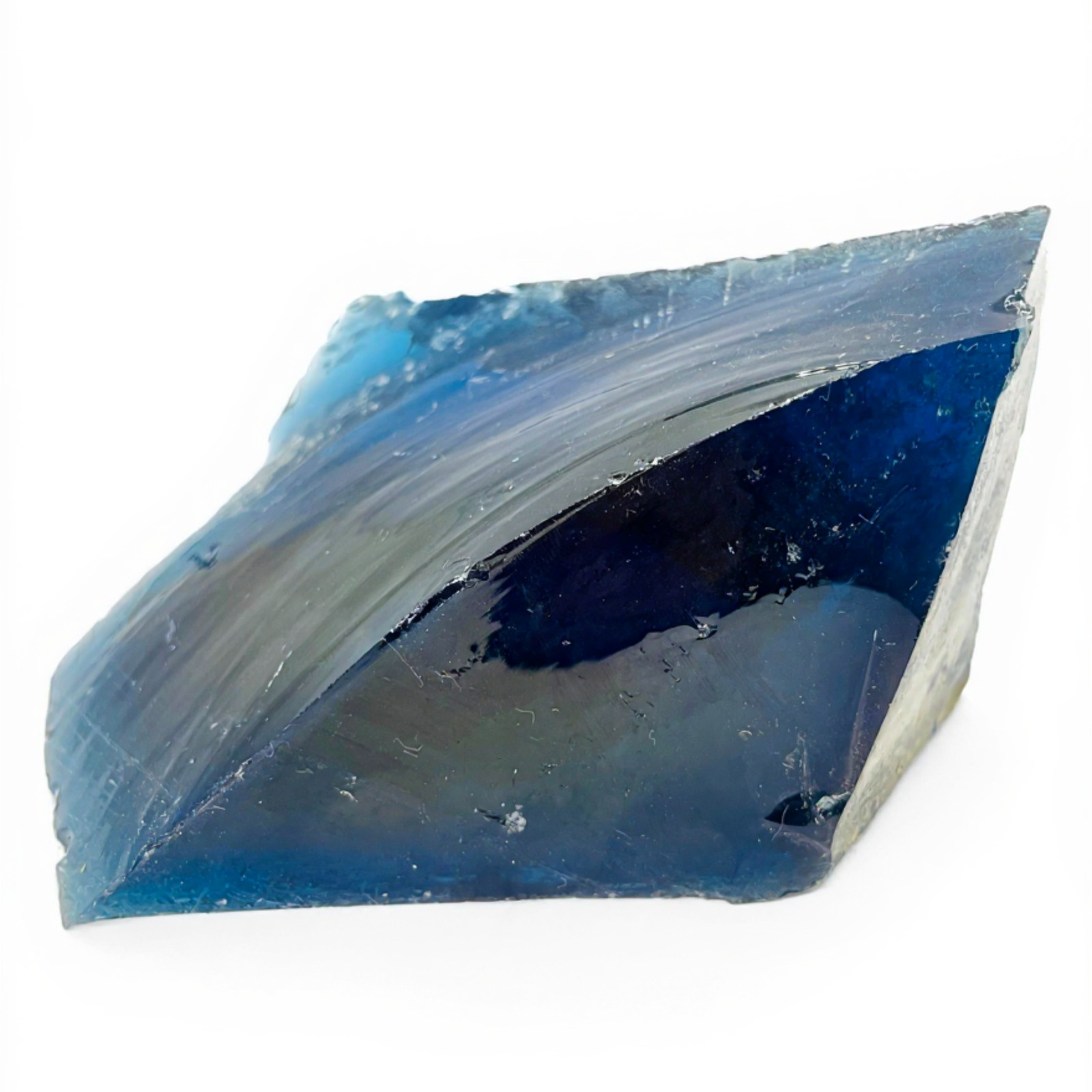 550-650CT Raw Blue Obsidian Crystal | Natural Rough Gemstone for Energy