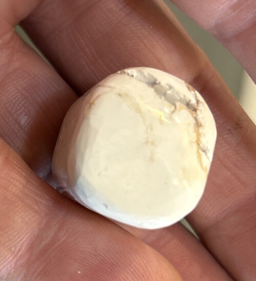 1 Piece Tumbled Magnesite Average Size 20 Grams