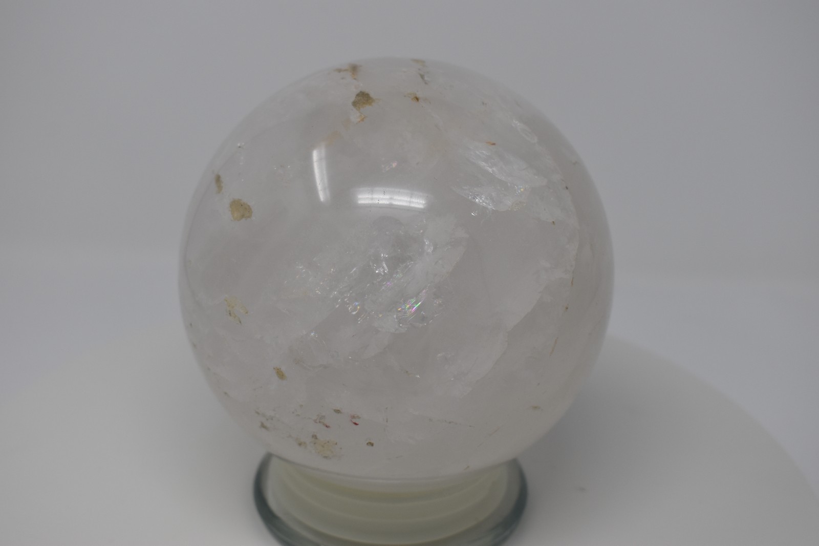 Large Quartz Crystal Sphere 3289 grams (7 lb 4 oz) 133 mm