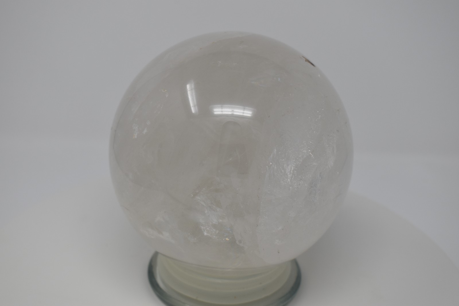 Large Quartz Crystal Sphere 3289 grams (7 lb 4 oz) 133 mm