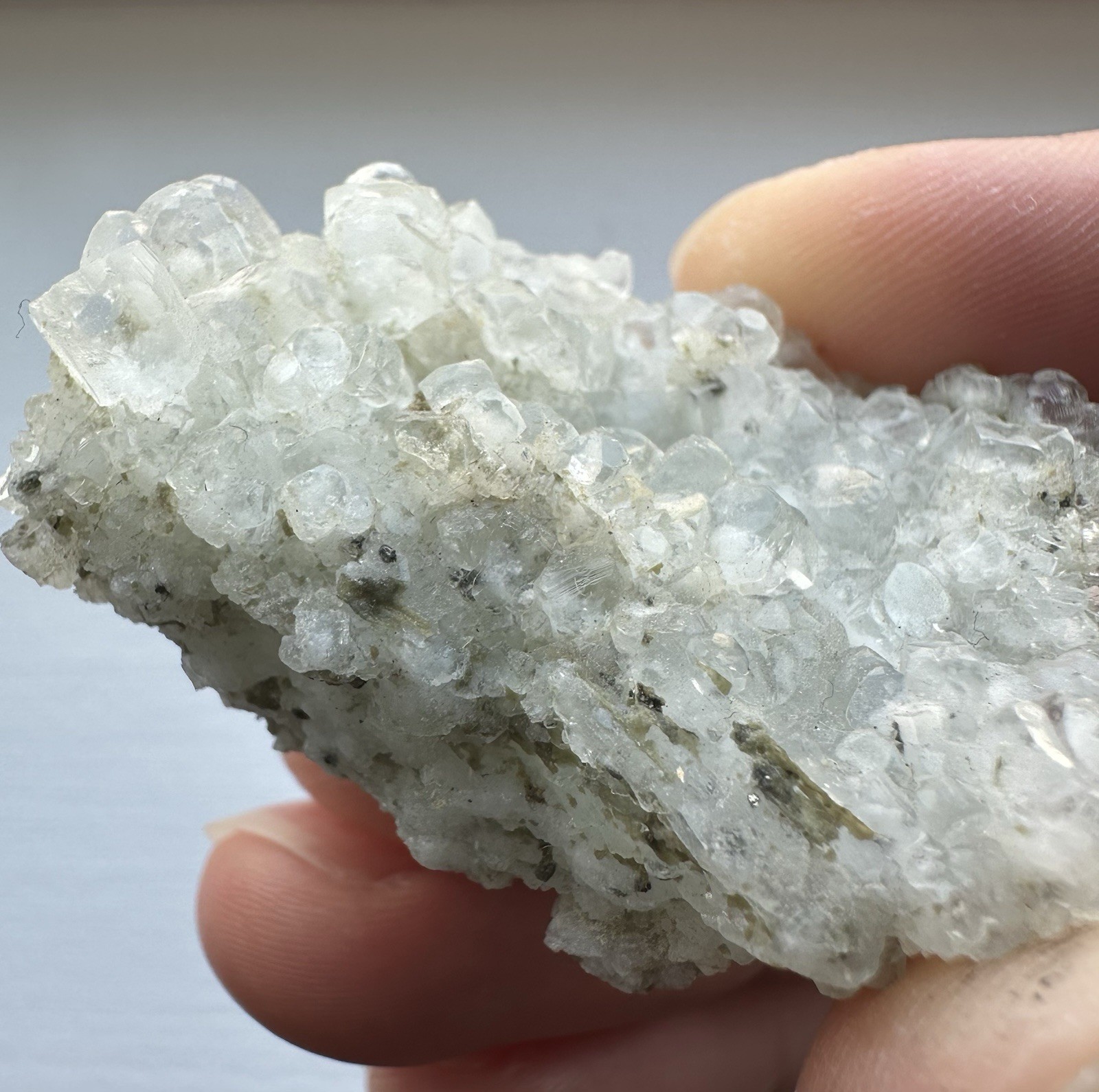 Unique Lustrous Fluorite Cluster on Matrix From Unknown Locale (See Description)