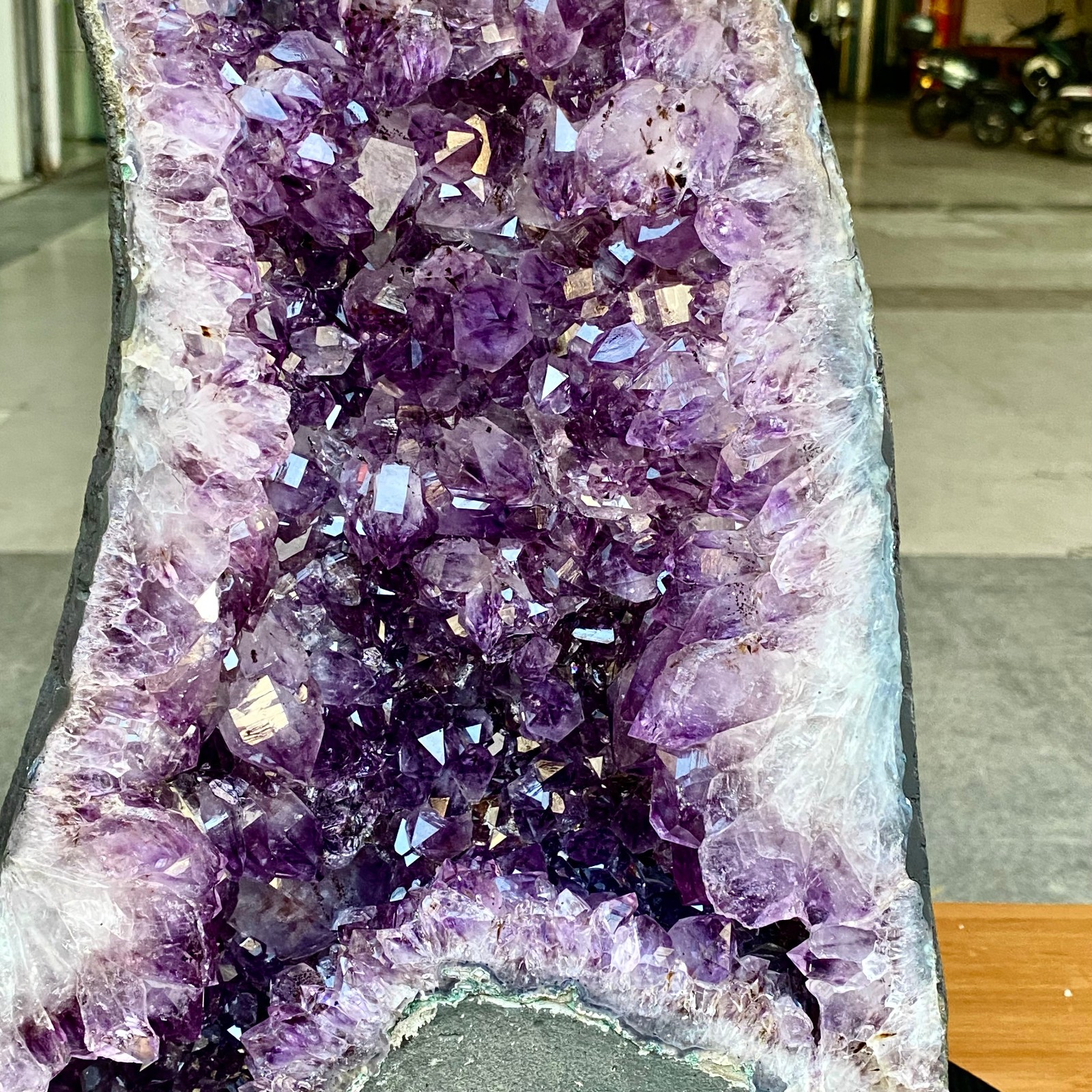 33.5LB Large Natural Amethyst Geode Cathedral Crystal Cluster Specimen Healing